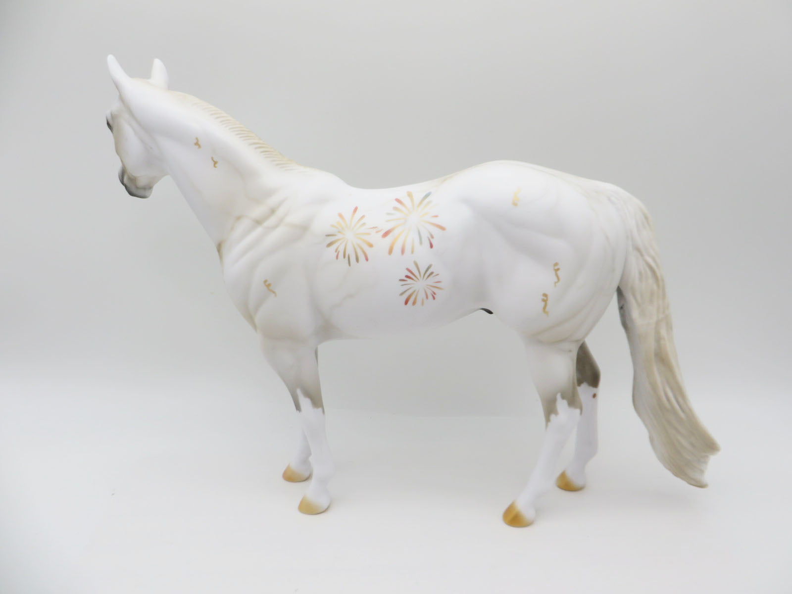 Auld Lang Syne - OOAK - Decorator Happy New Years Ideal Stock Horse by Dawn Quick - Best Offers 1/3/23