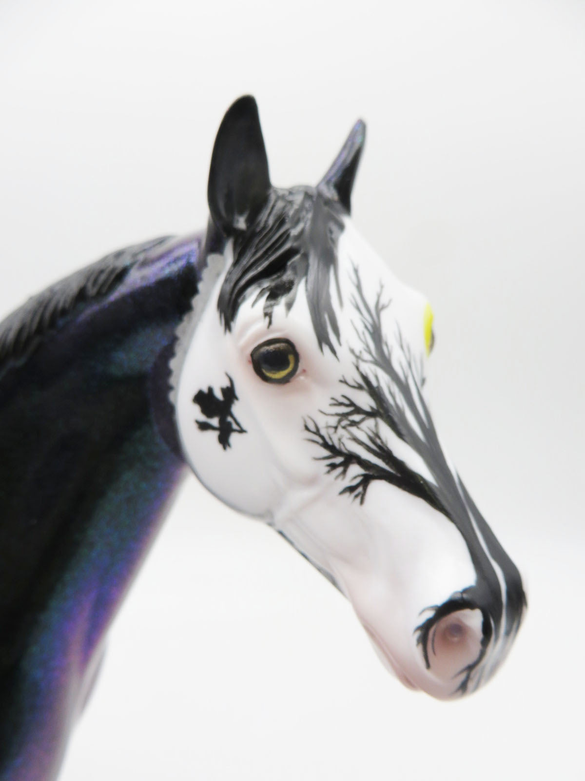 Aurora Night Flight - OOAK - ISH Sugar Skull Decorator Painted By Ellen Robbins - MM22