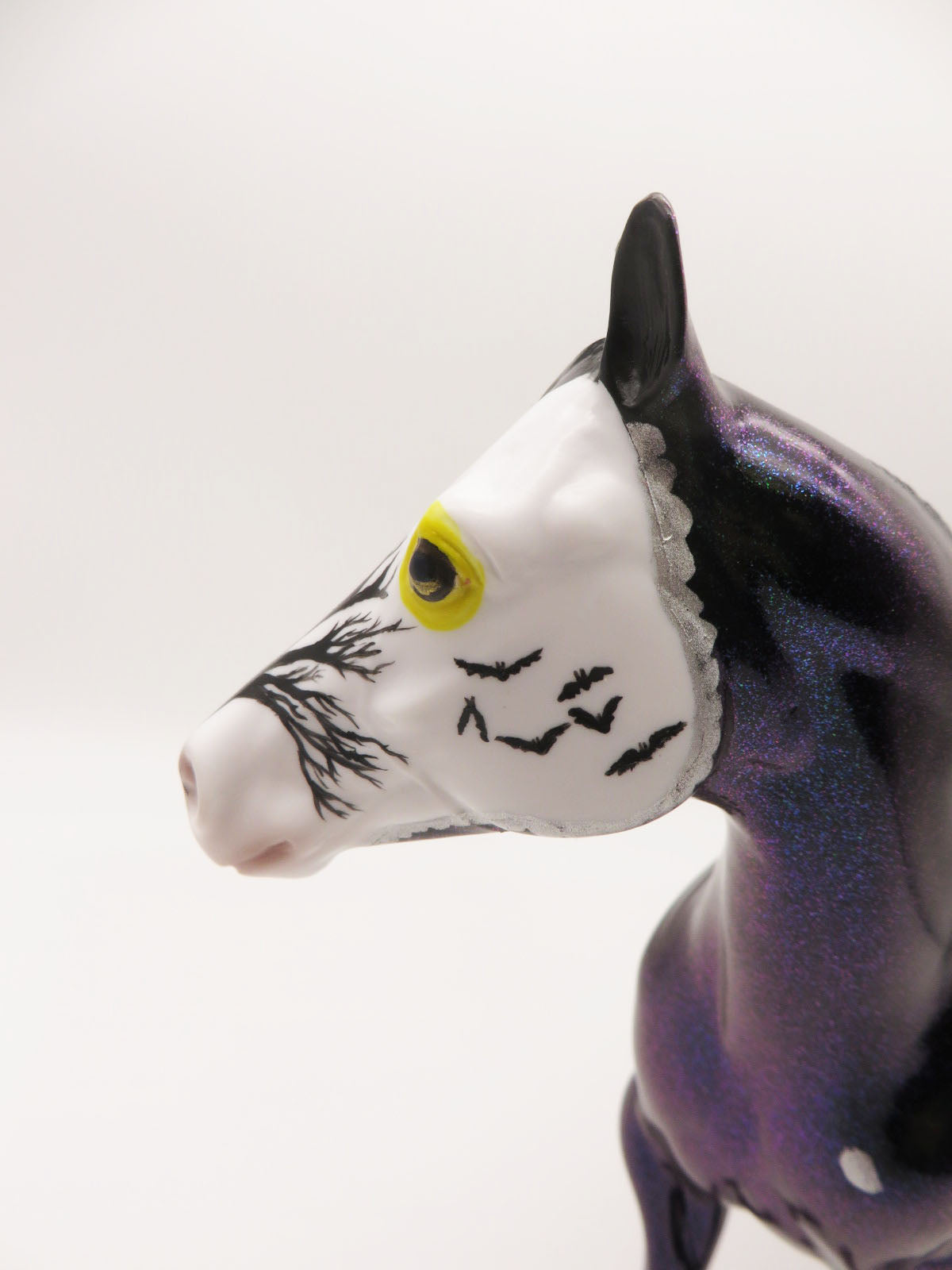 Aurora Night Flight - OOAK - ISH Sugar Skull Decorator Painted By Ellen Robbins - MM22