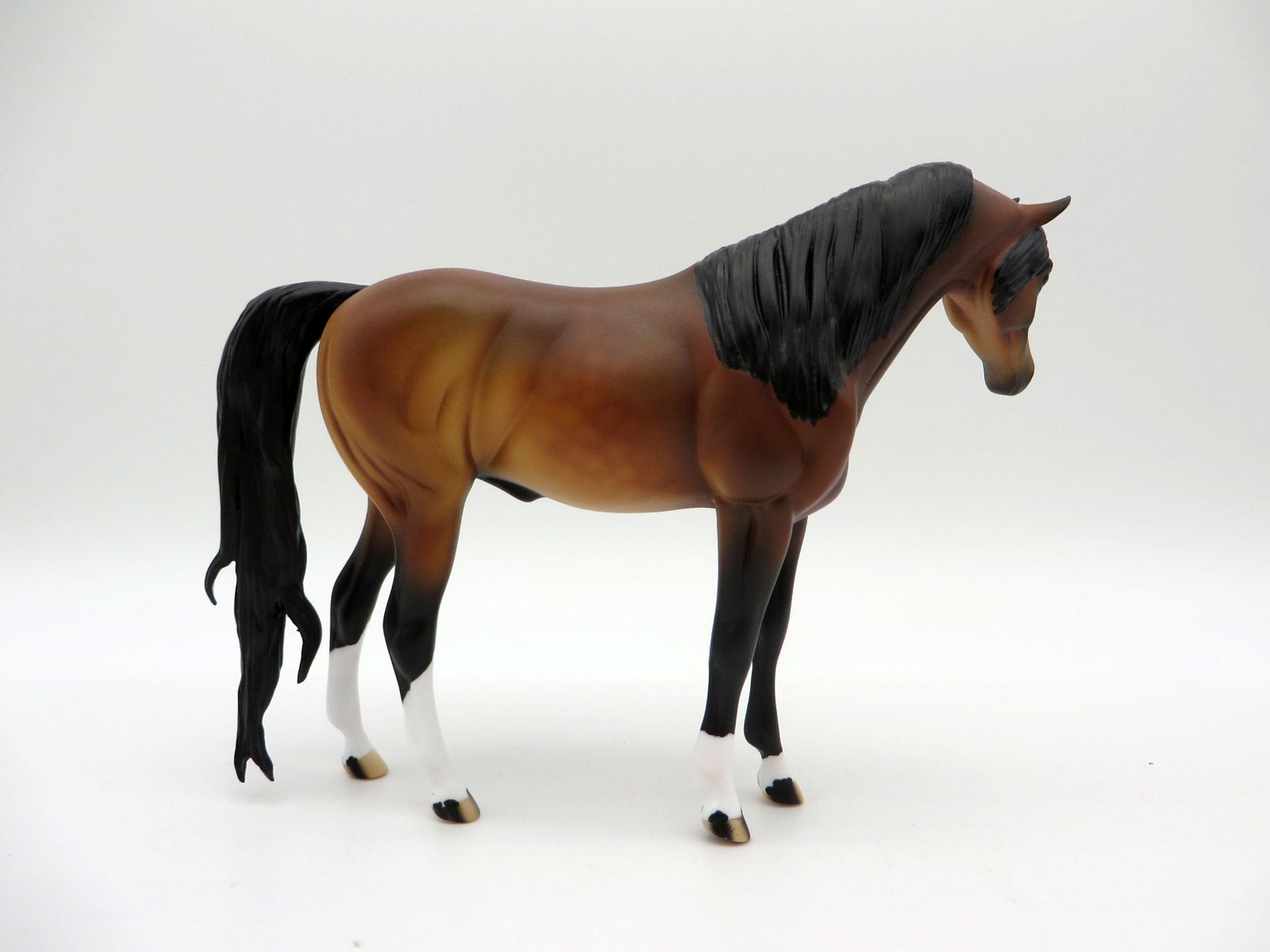 Austen-OOAK Dapple Bay Pebbles Arabian Mare Painted By Audrey Dixon  EQ 2021
