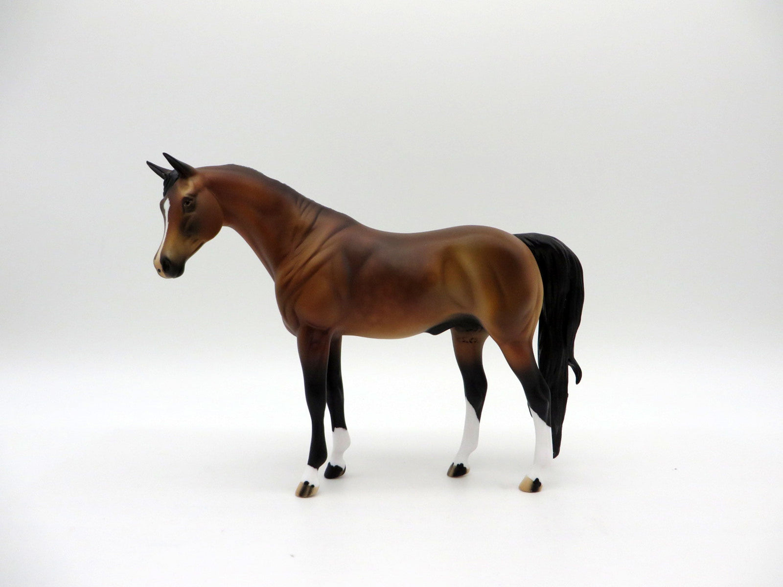 Austen-OOAK Dapple Bay Pebbles Arabian Mare Painted By Audrey Dixon  EQ 2021