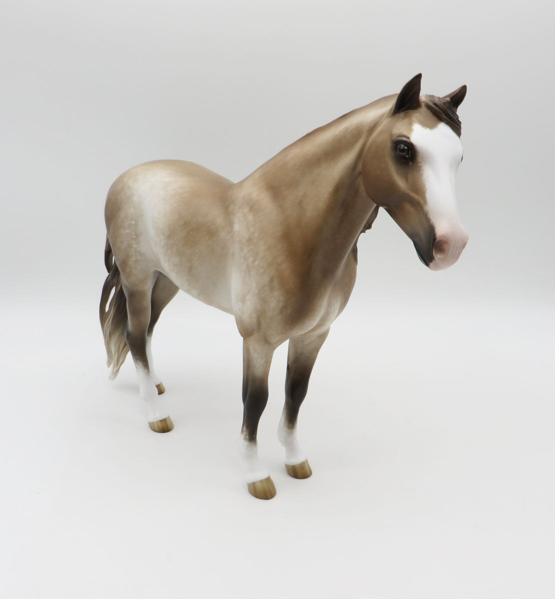 Autumn Winds - OOAK - Chestnut Roan Mustang by Sheryl Leisure - Best Offers 1/30/23