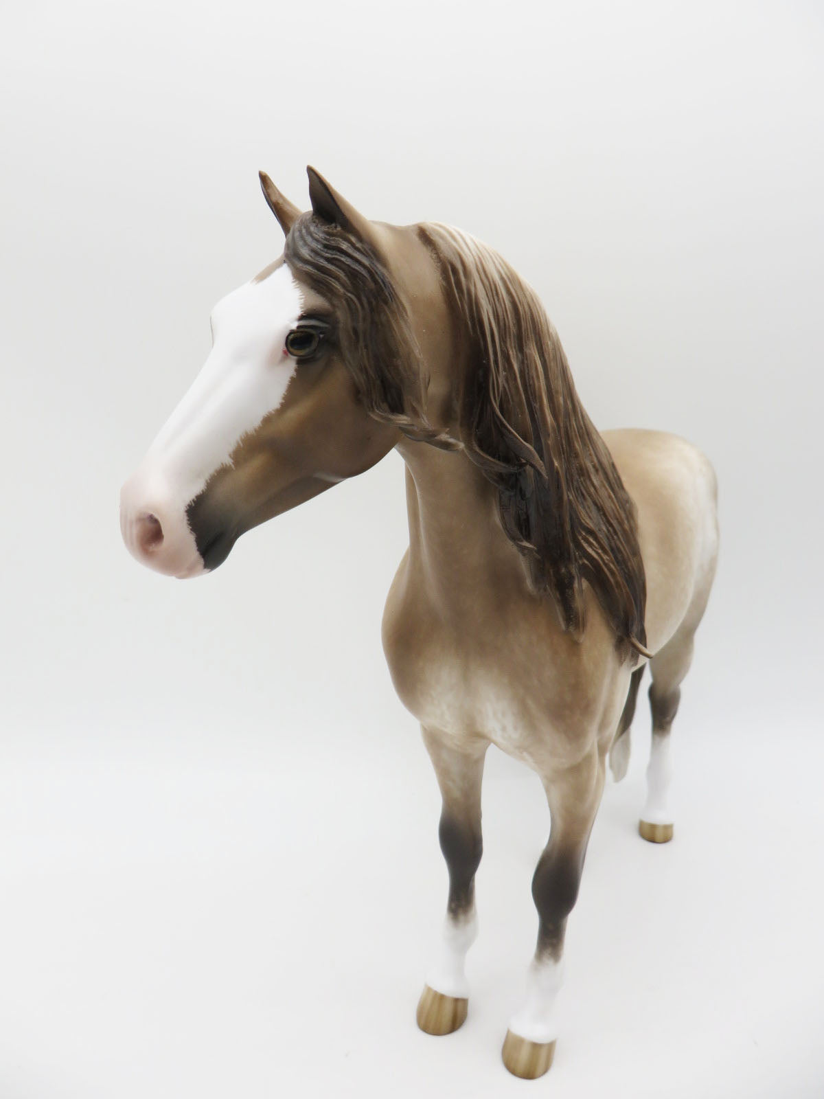 Autumn Winds - OOAK - Chestnut Roan Mustang by Sheryl Leisure - Best Offers 1/30/23