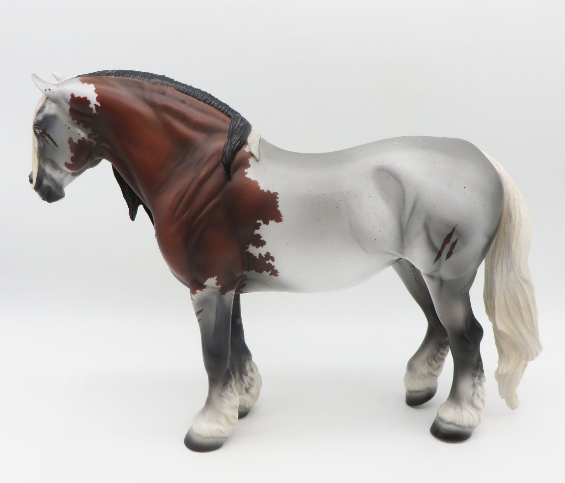 Bloody Mary - LE 30 - Flea Bitten Heavy Somatic Heavy Draft Horse by Ashley Palmer - MM22