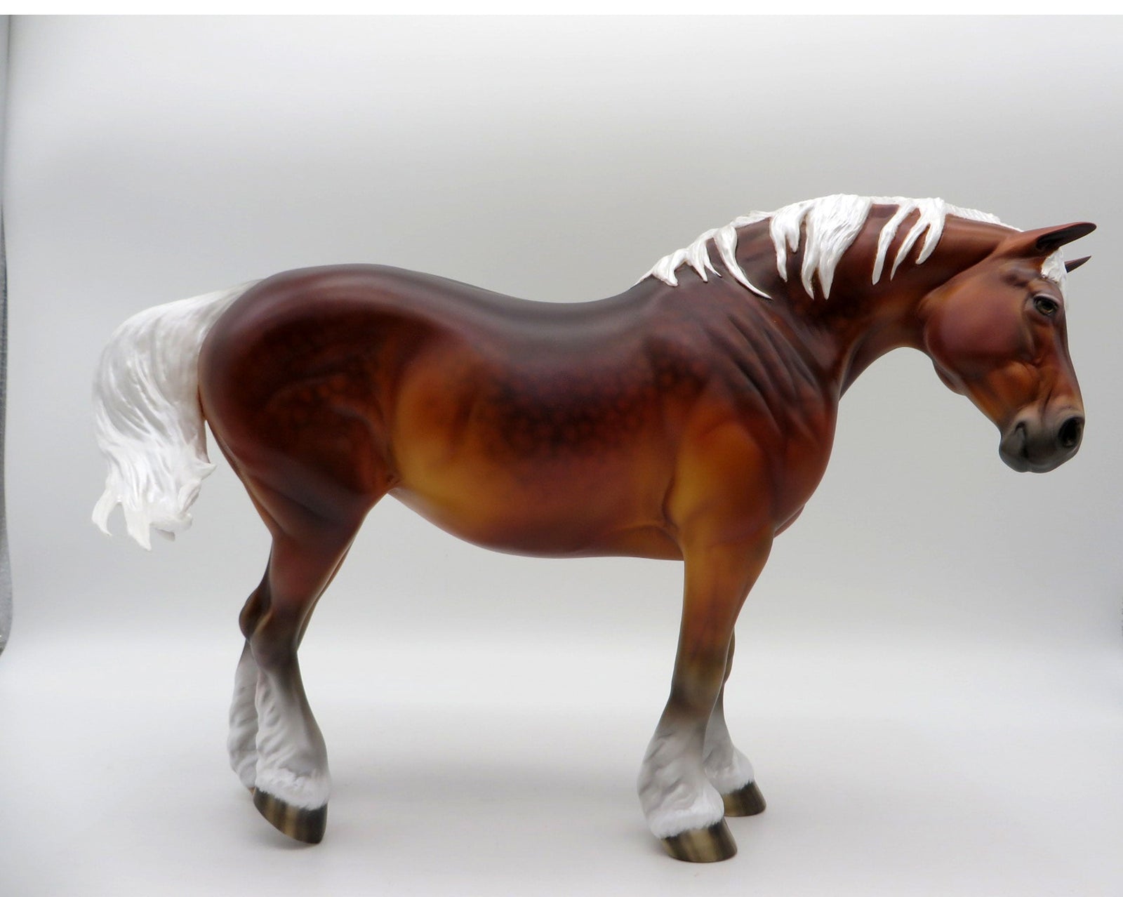 Poppy-OOAK Silver Bay Heavy Draft Mare SHCF 21