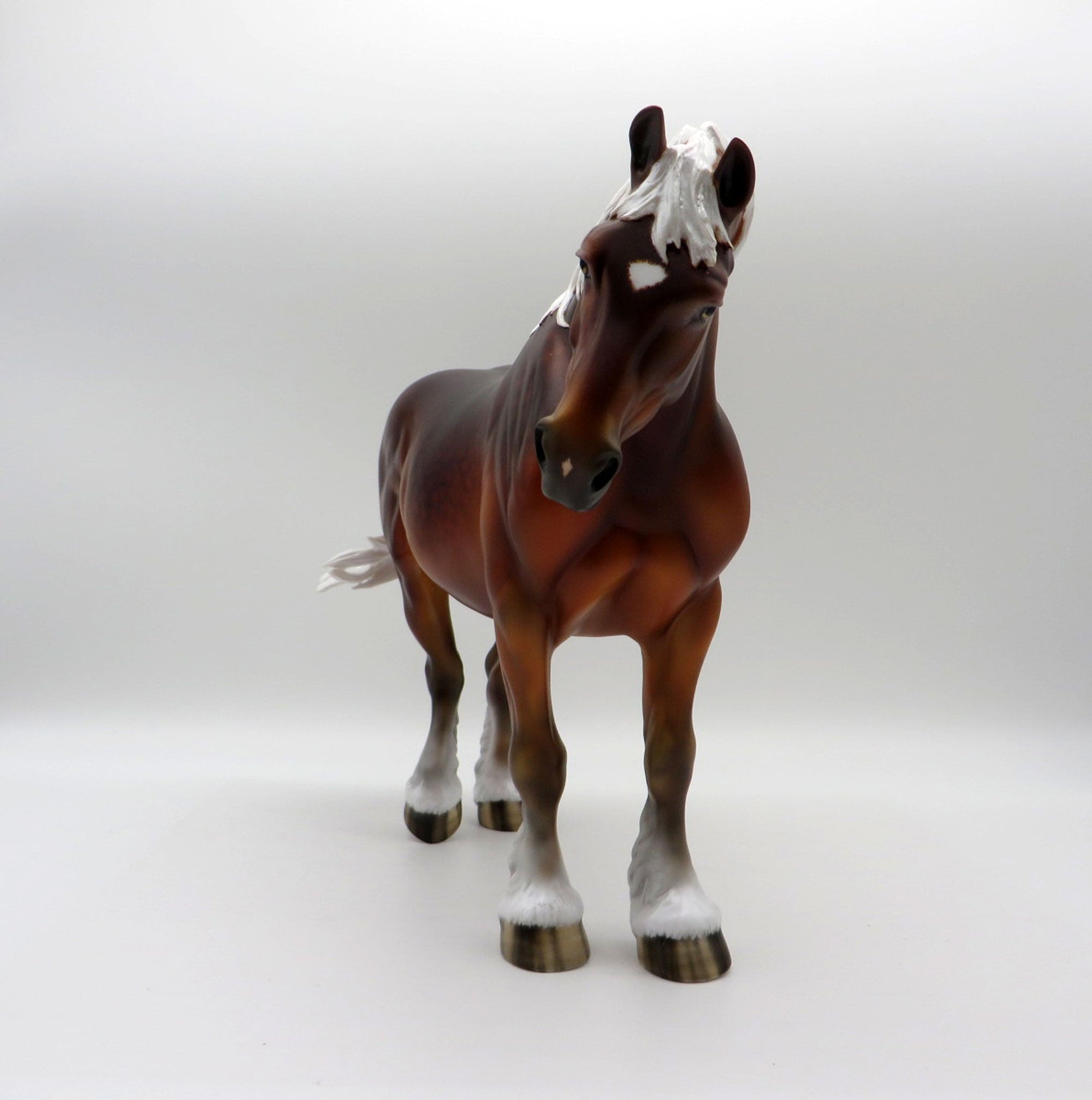 Poppy-OOAK Silver Bay Heavy Draft Mare SHCF 21