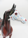 Bone To Be Wild - Arabian Stallion Sugar Skull Decorator with Bling Added Painted by Jess Hamill - MM22