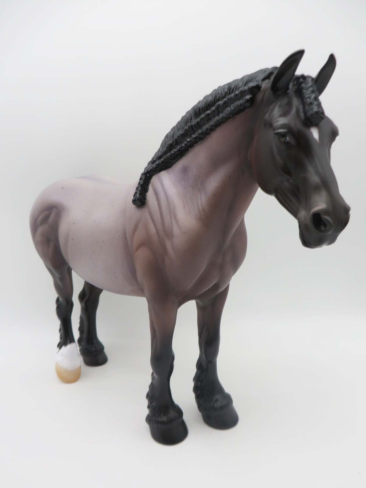 Born An Oak - OOAK - Bay Roan Heavy Draft By Ellen Robbins - SHCF23