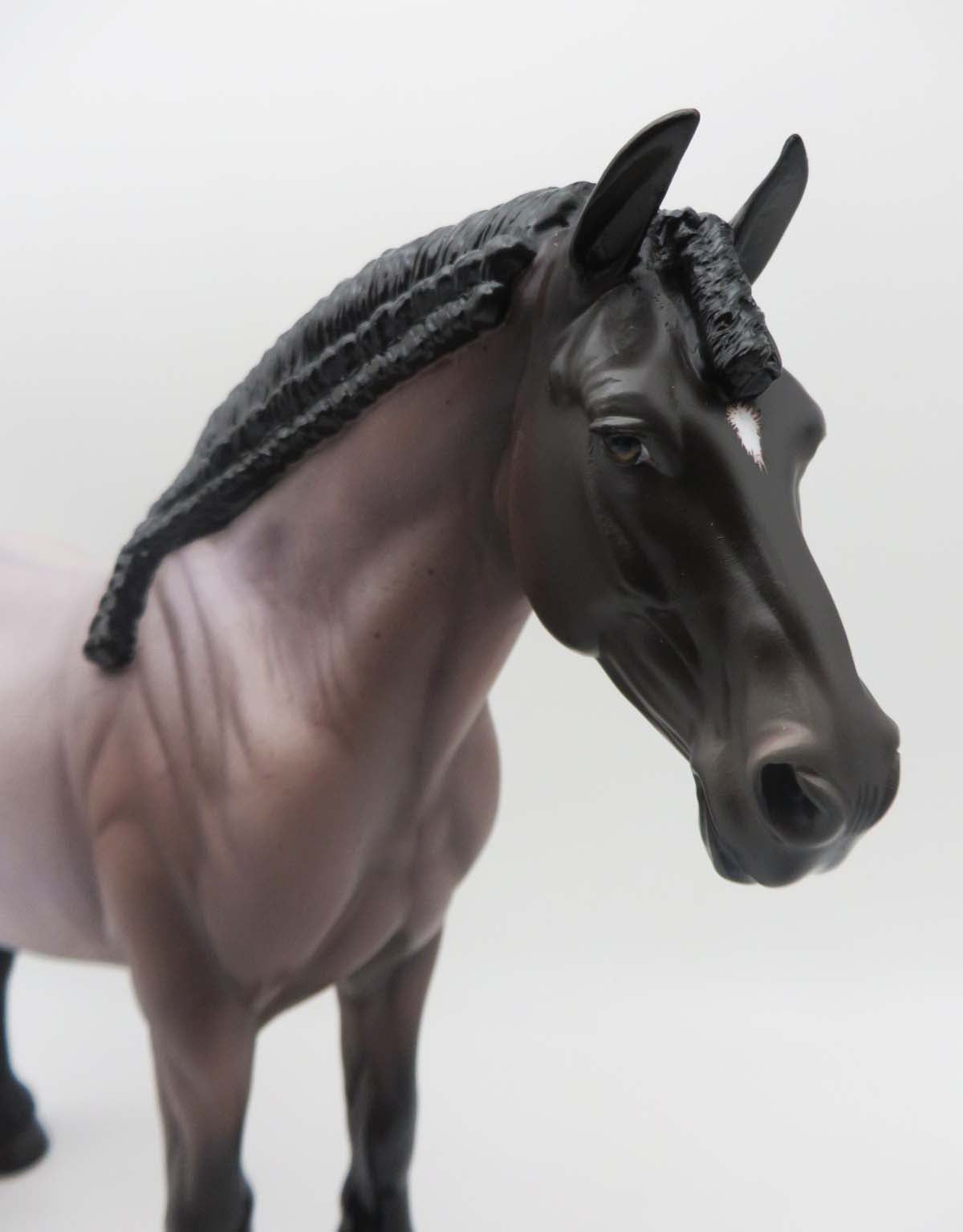 Born An Oak - OOAK - Bay Roan Heavy Draft By Ellen Robbins - SHCF23