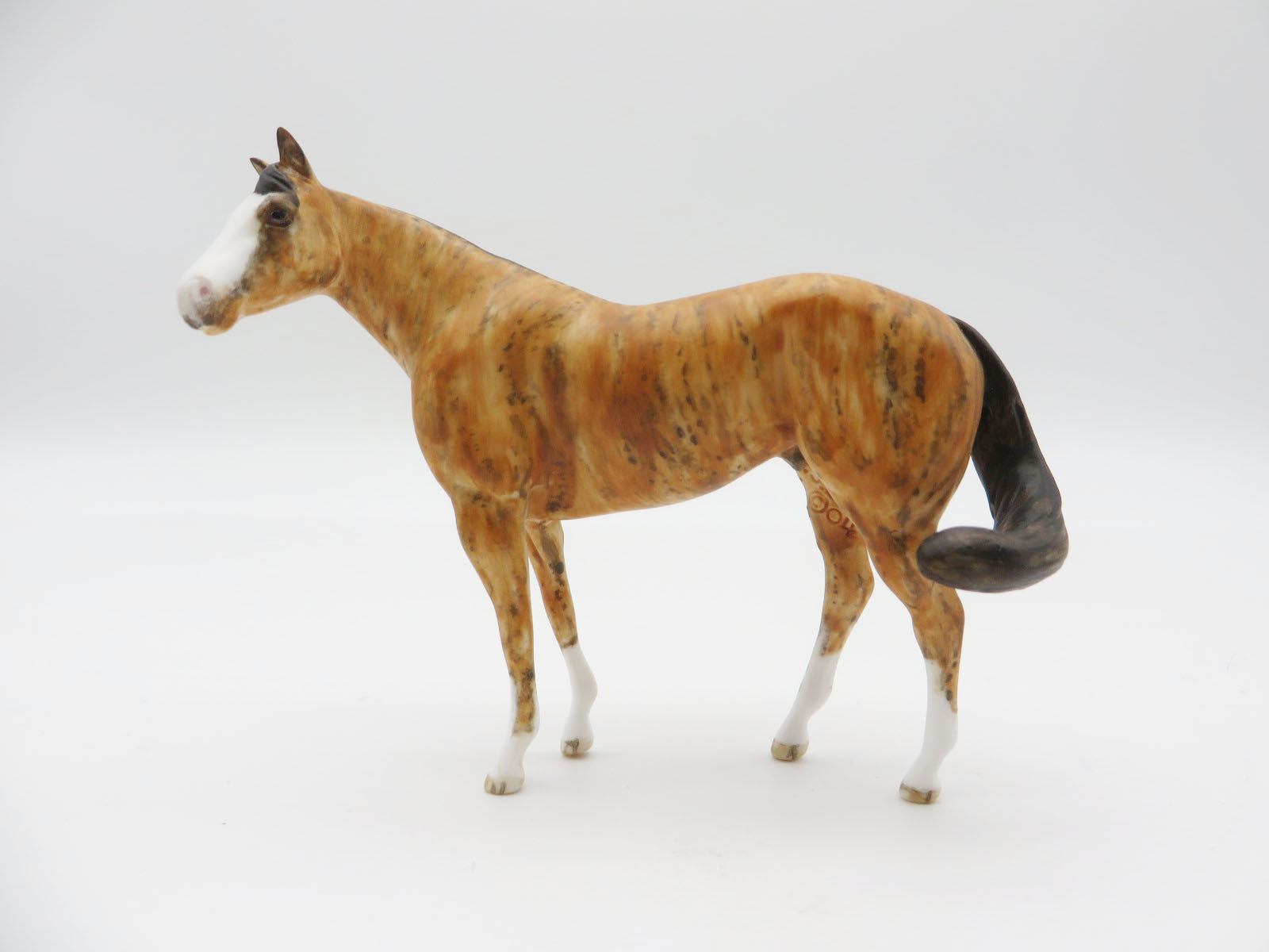 BRYCE - OOAK Buckskin Brindle Stock Chip LHS 22