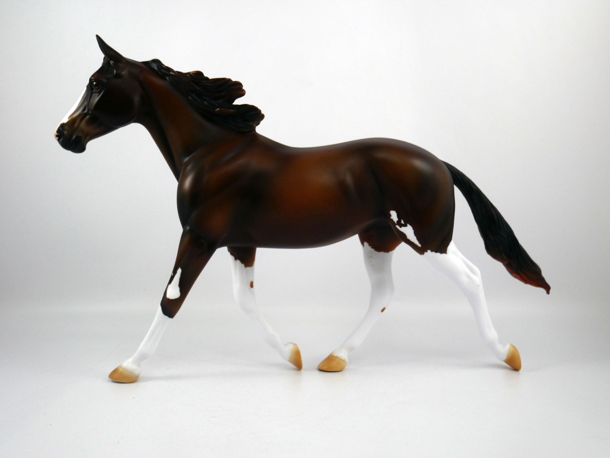 Baby Doll-OOAK Brown Bay Paint Palouse  Model Horse 1/20/21