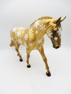 Baby It&#39;s Gold Outside - OOAK - Decorator Irish Draft By Dawn Quick- Christmas Tails 2022 - CT22