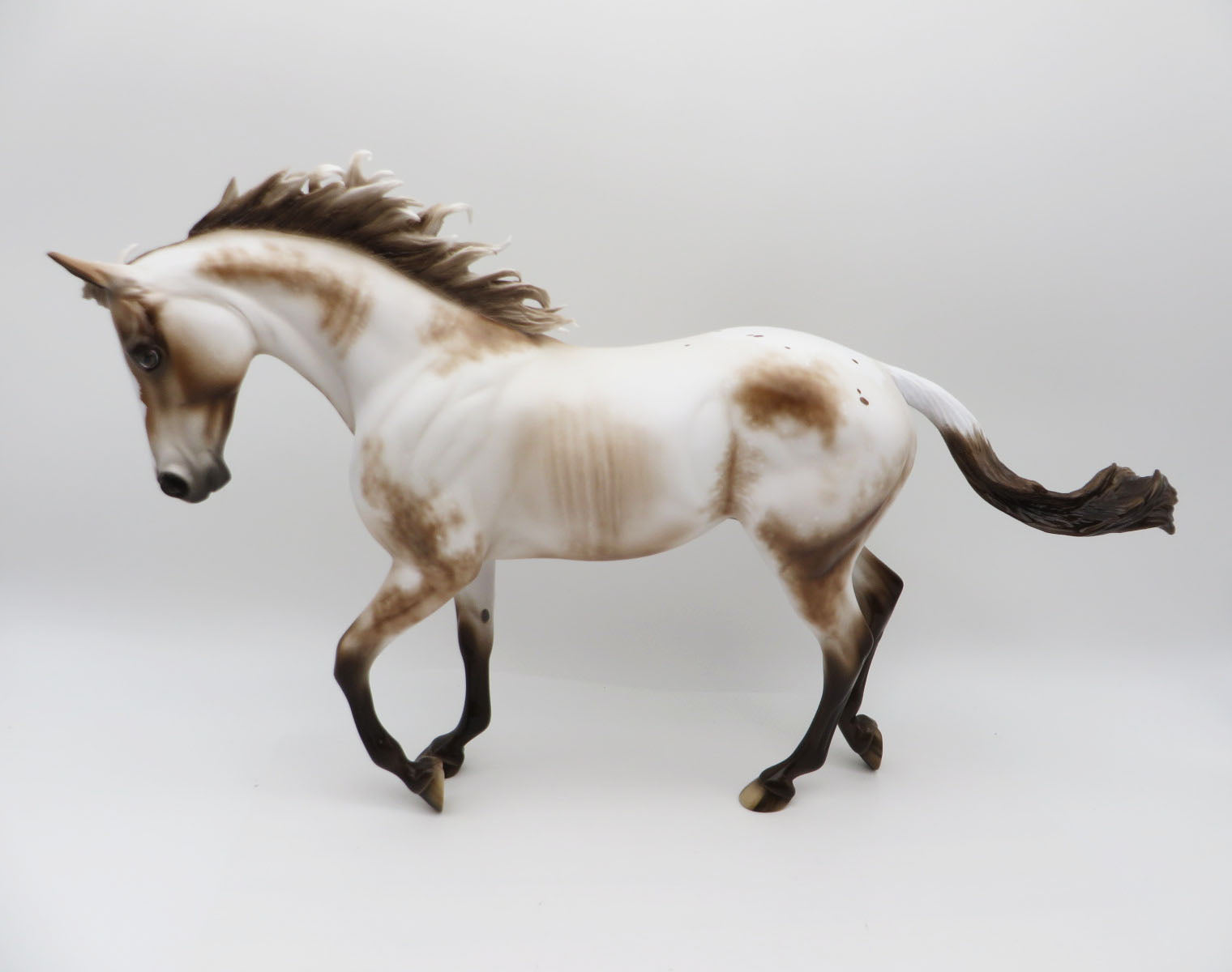 Baldwin - OOAK Varnish Roan Appaloosa Thoroughbred by Sheryl Leisure - Best Offers 1/9/23