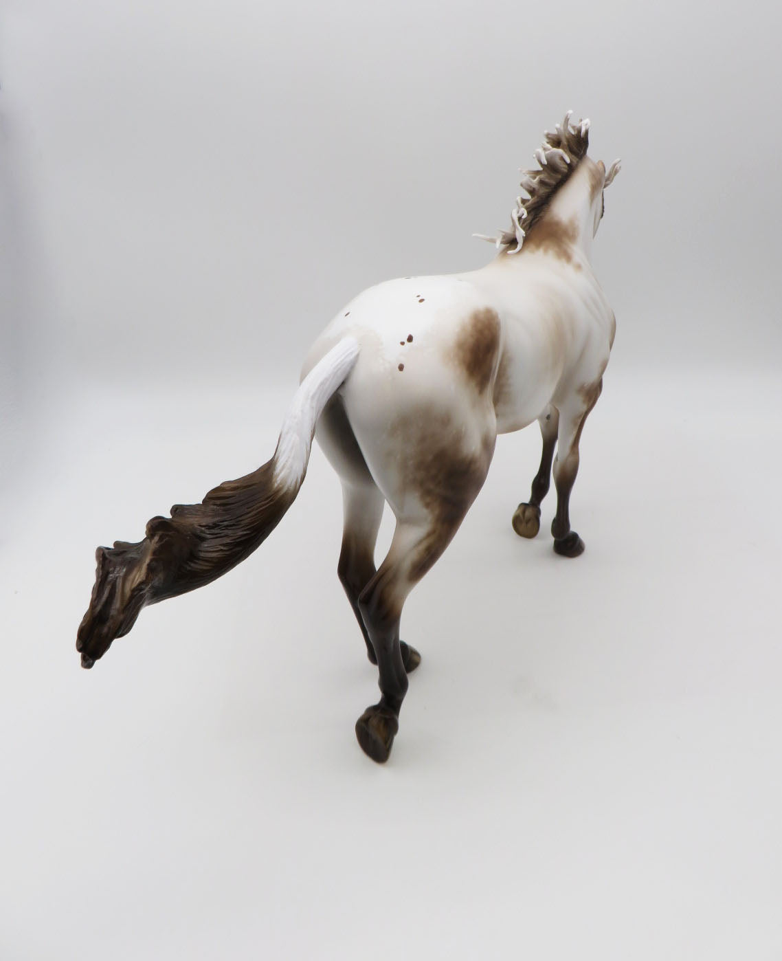 Baldwin - OOAK Varnish Roan Appaloosa Thoroughbred by Sheryl Leisure - Best Offers 1/9/23