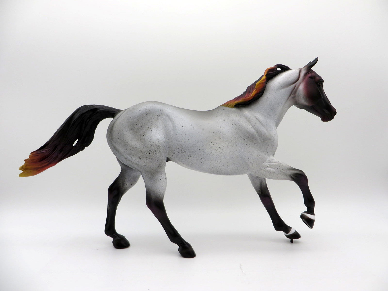 Bansky-OOAK Roan Foundation Quarter Horse Painted By Jas EQ21