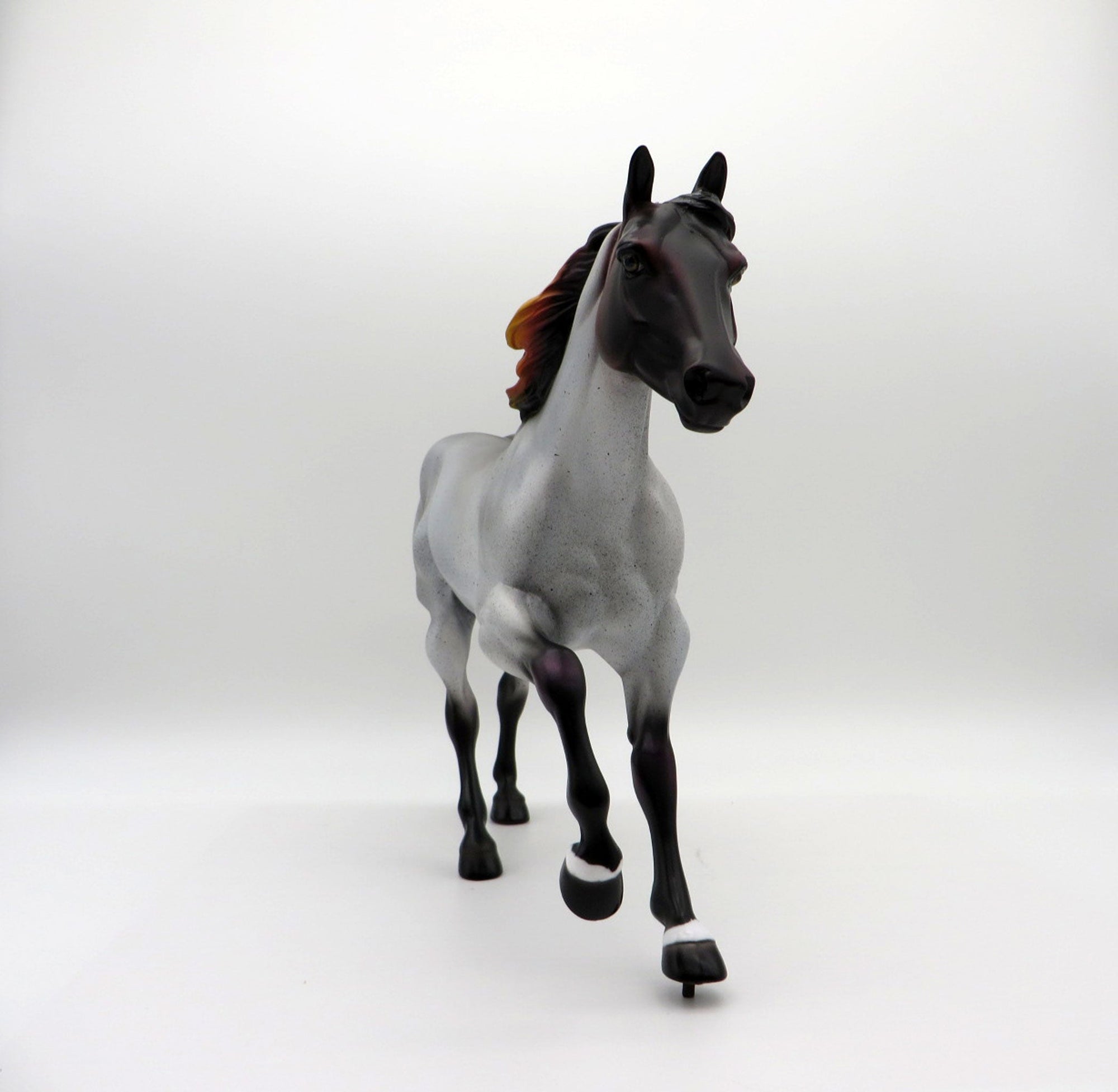 Bansky-OOAK Roan Foundation Quarter Horse Painted By Jas EQ21