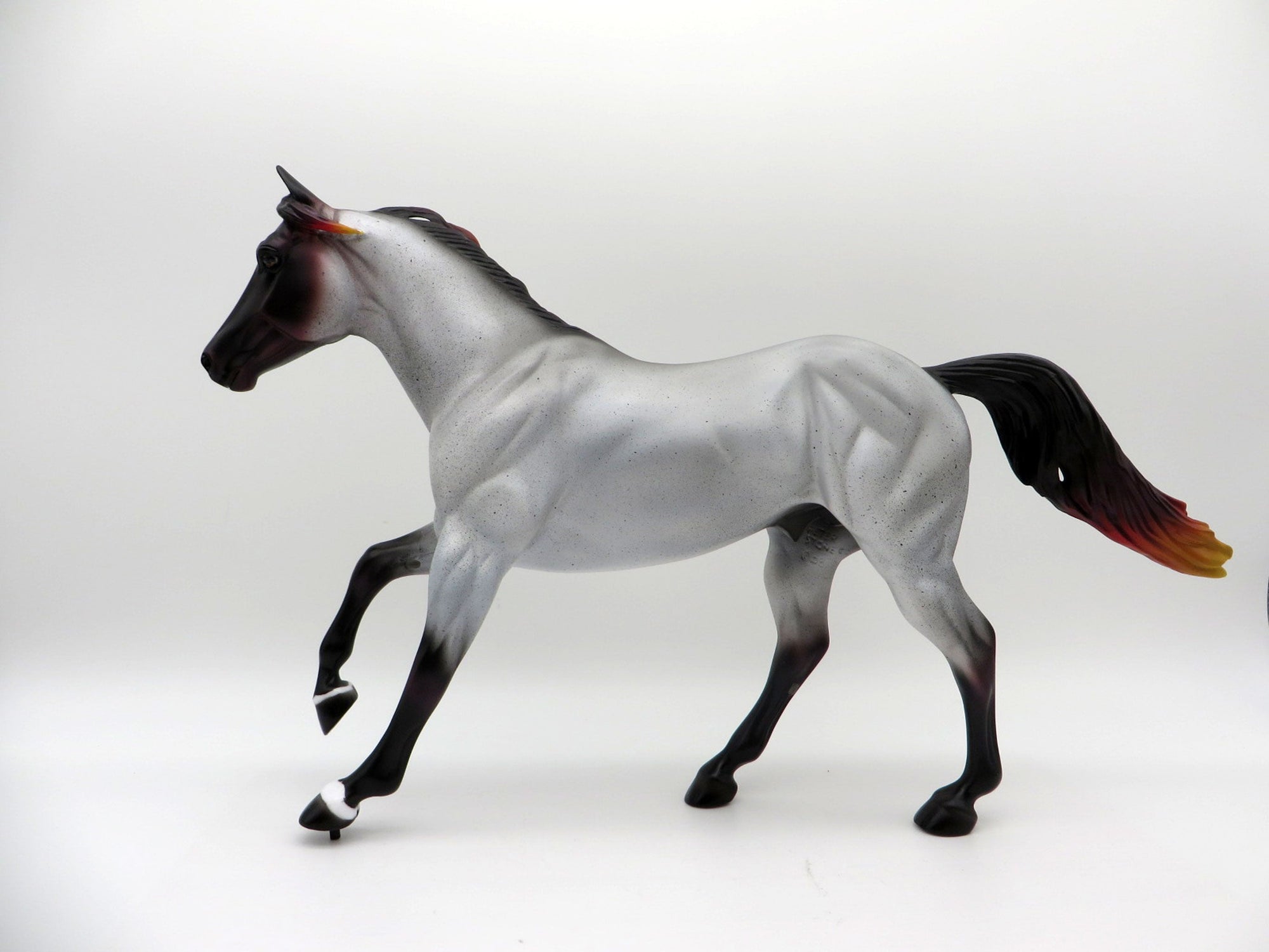 Bansky-OOAK Roan Foundation Quarter Horse Painted By Jas EQ21