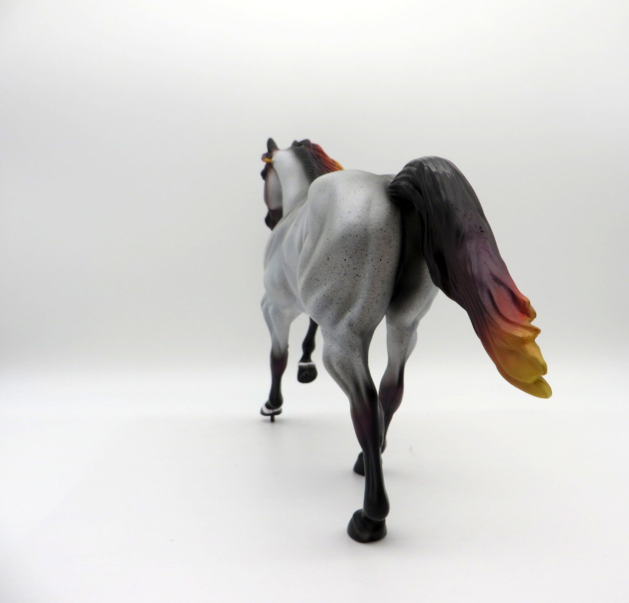 Bansky-OOAK Roan Foundation Quarter Horse Painted By Jas EQ21