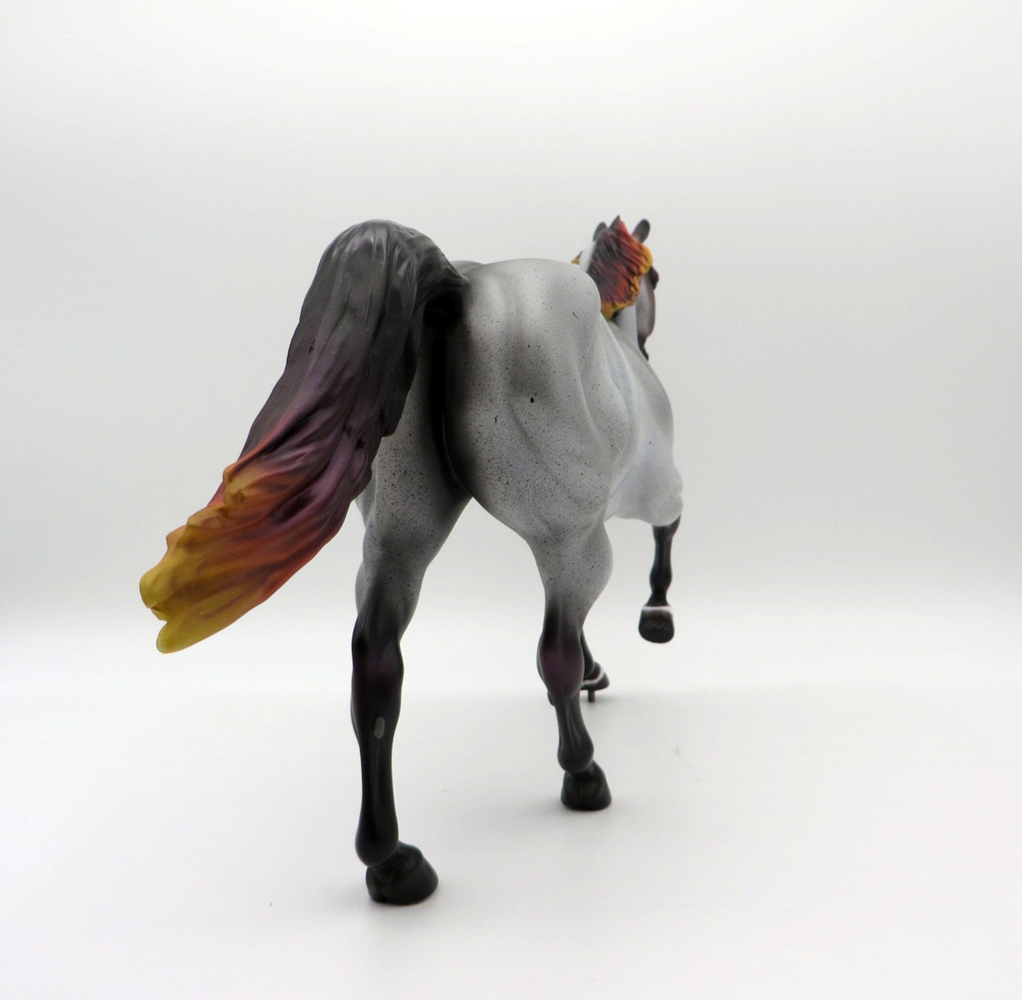 Bansky-OOAK Roan Foundation Quarter Horse Painted By Jas EQ21
