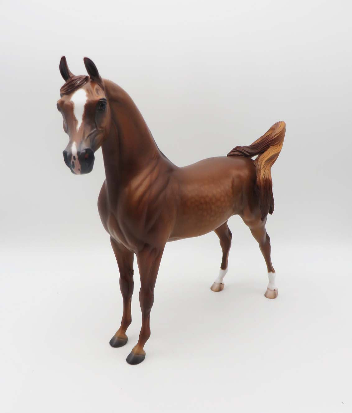 Barrett - OOAK - Dappled Chestnut Arabian By Caroline Boydston BEST OFFER 3/13/23
