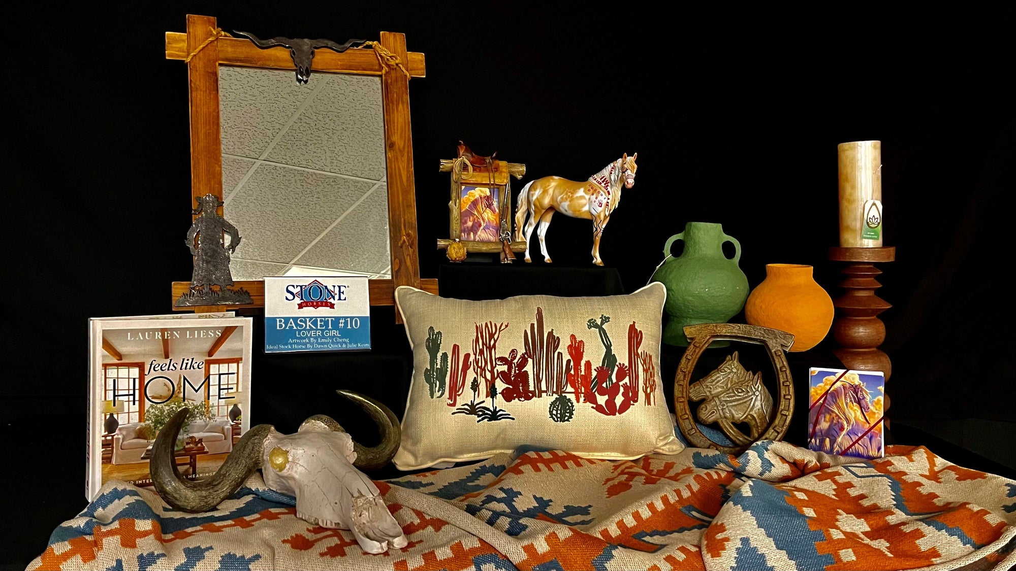 Lover Girl Basket 10 Equilocity 2023 - OOAK Palomino Paint ISH By Dawn Quick and Julie Keim EQ23