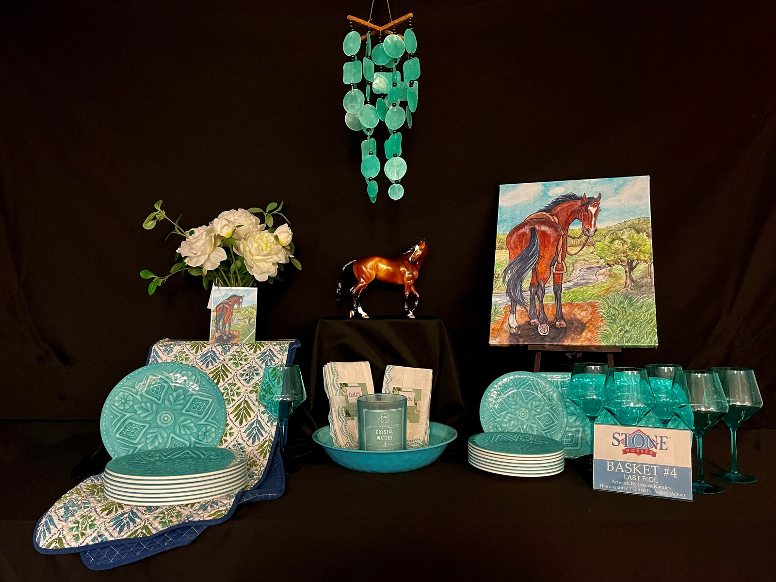 Last Ride Basket 4 Equilocity 2023 - OOAK Bay Thoroughbred By Ashley Palmer  EQ23