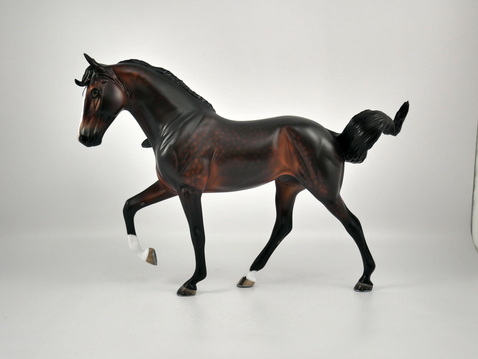 Bayberry-OOAK Dapple Bay Tennessee Walker Painted By Sheryl Leisure 12/30/20
