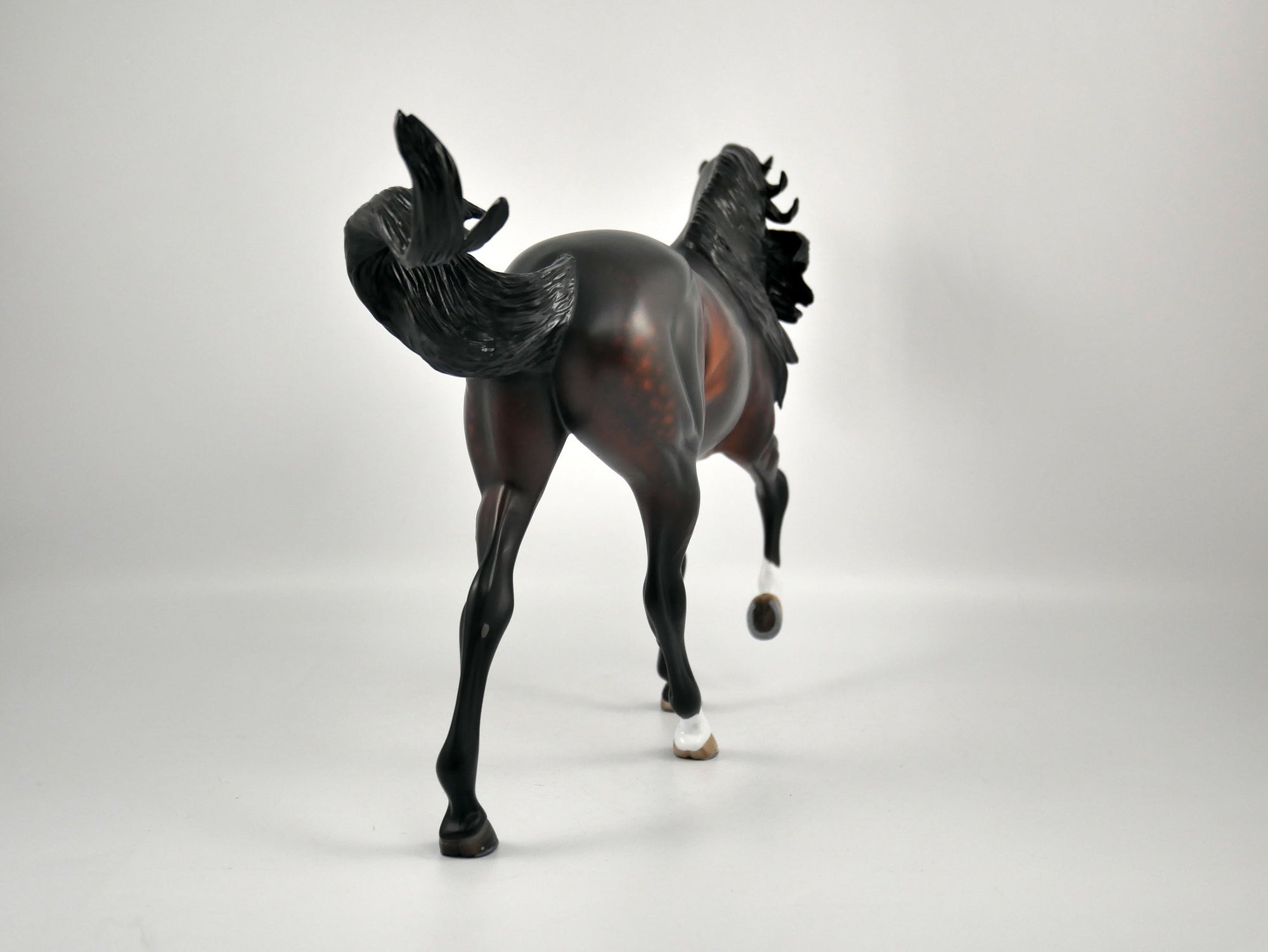 Bayberry-OOAK Dapple Bay Tennessee Walker Painted By Sheryl Leisure 12/30/20