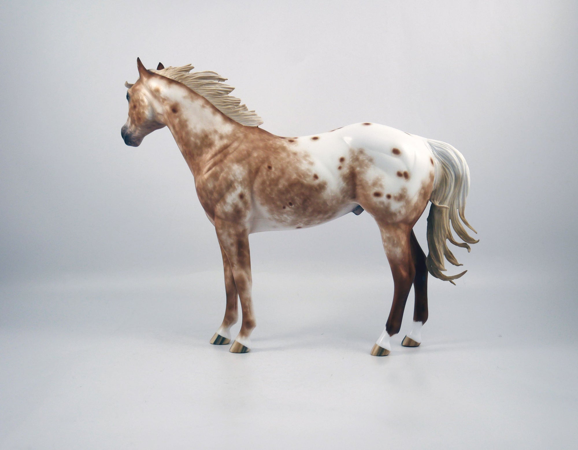 Beauregarde-OOAK Appaloosa ISH Painted By Sheryl Leisure 1/29/21