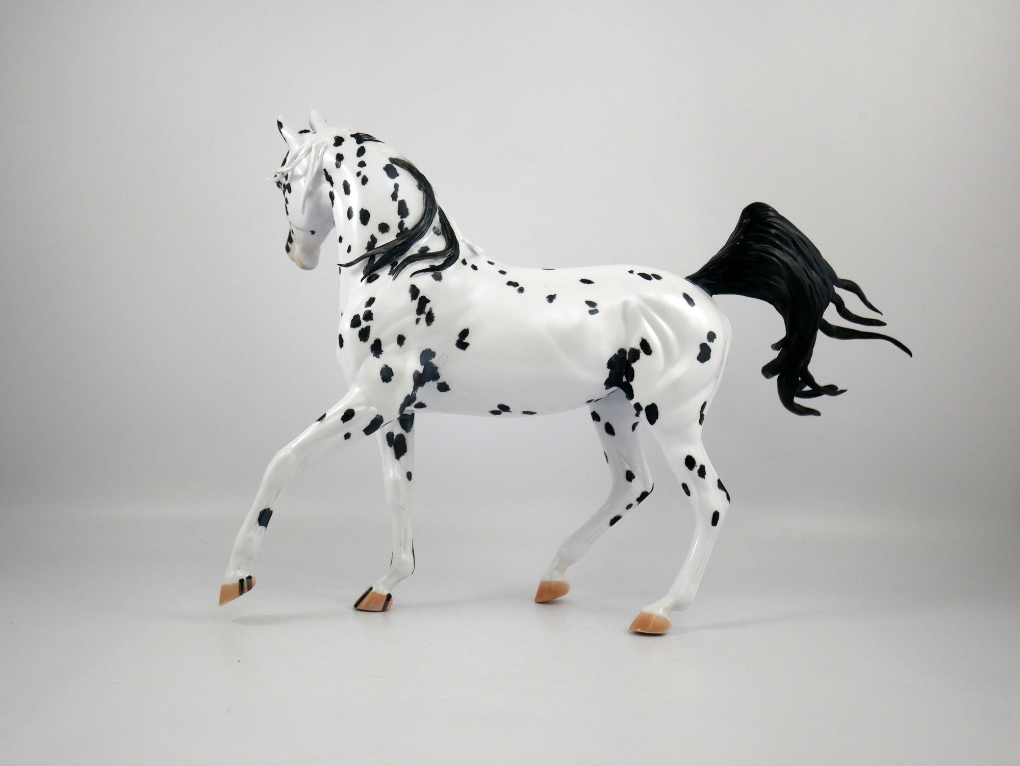 Beauty Spots-OOAK Appaloosa Arabian Mare Painted By Elaine Stone 1/8/21