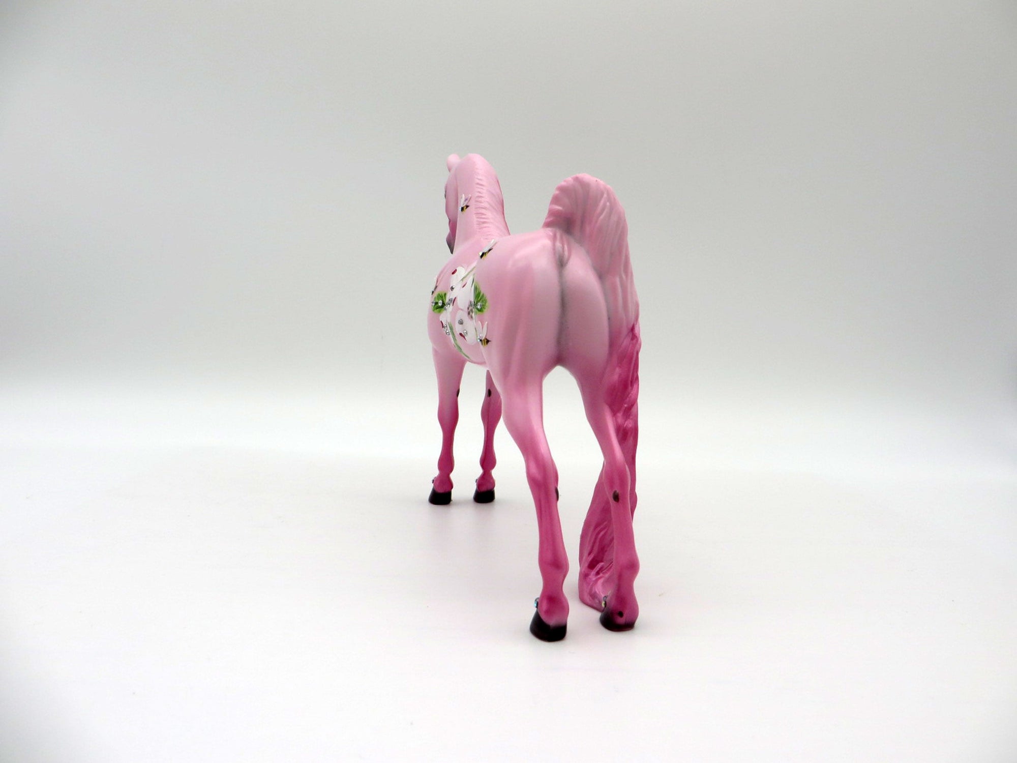 Bees and Blossoms-OOAK Decorative Deco Saddlebred Pebbles SHCF 2021