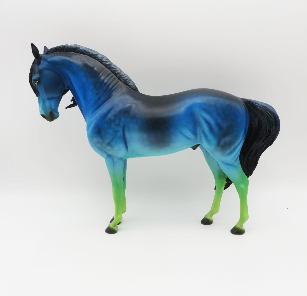 Bermuda - OOAK - BEST OFFER - Custom Decorator Andalusia with Blacklight Activated Deisgn  - Painted By Ellen Robbins - MM22