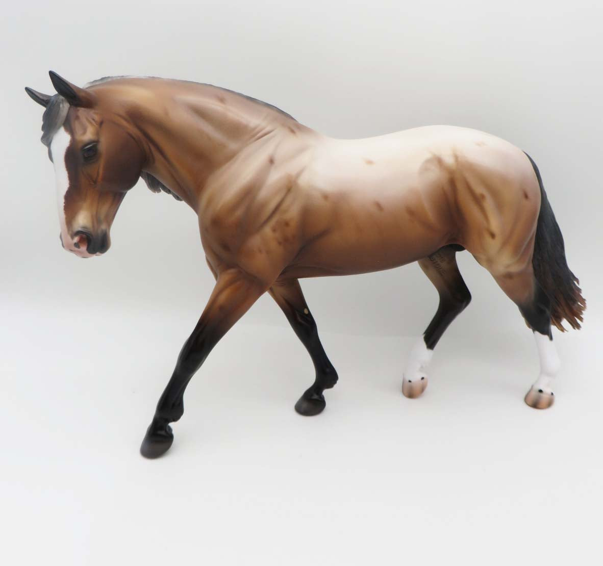 Berry - OOAK Bay Roan Irish Draft By Caroline Boydston 3/17/23