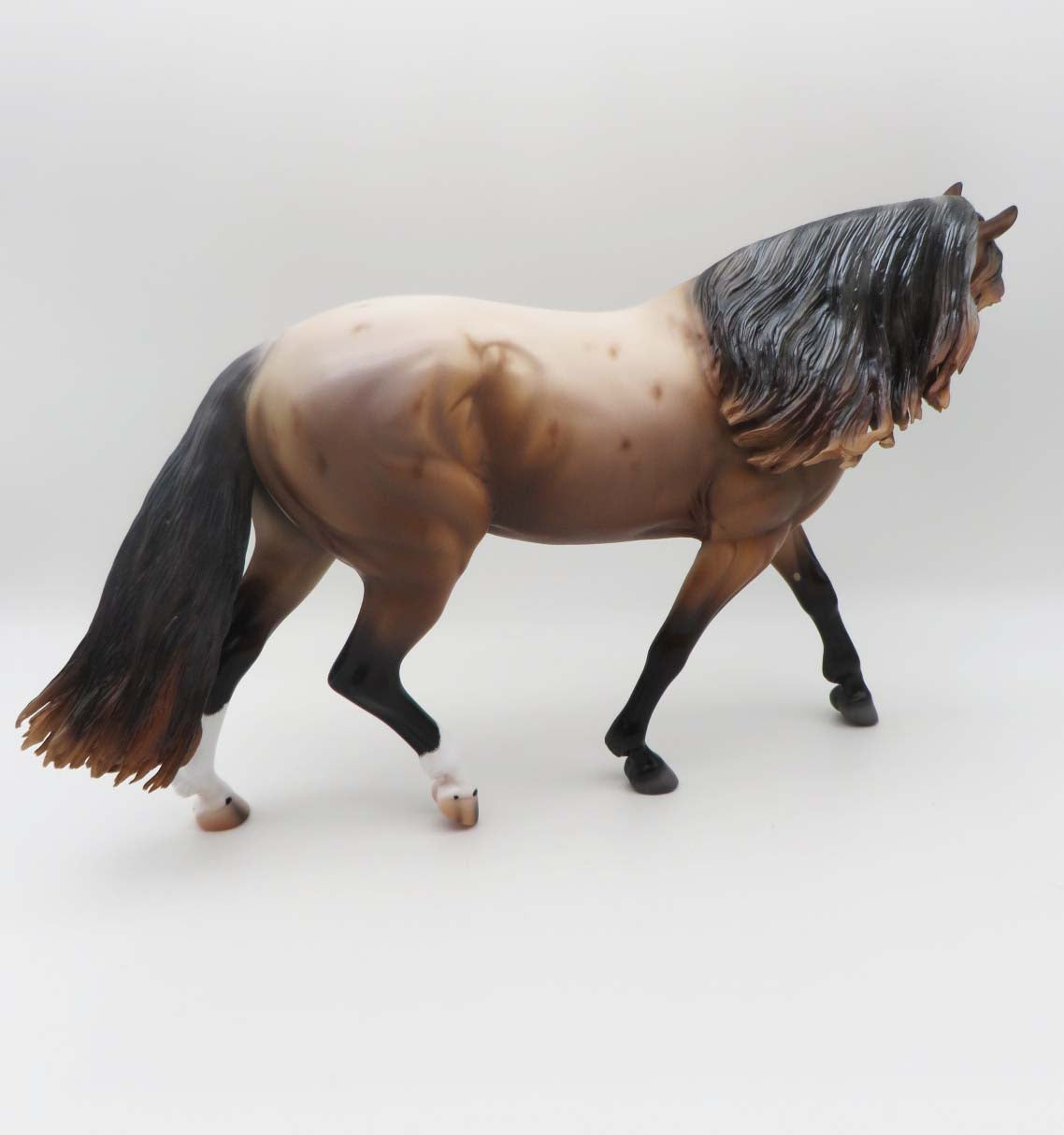 Berry - OOAK Bay Roan Irish Draft By Caroline Boydston 3/17/23