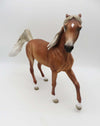 Beth  LE 15 Custom Pinned Ear Dappled Chestnut with Flaxen Mane and Tail By Jess Hamill - SHCF23