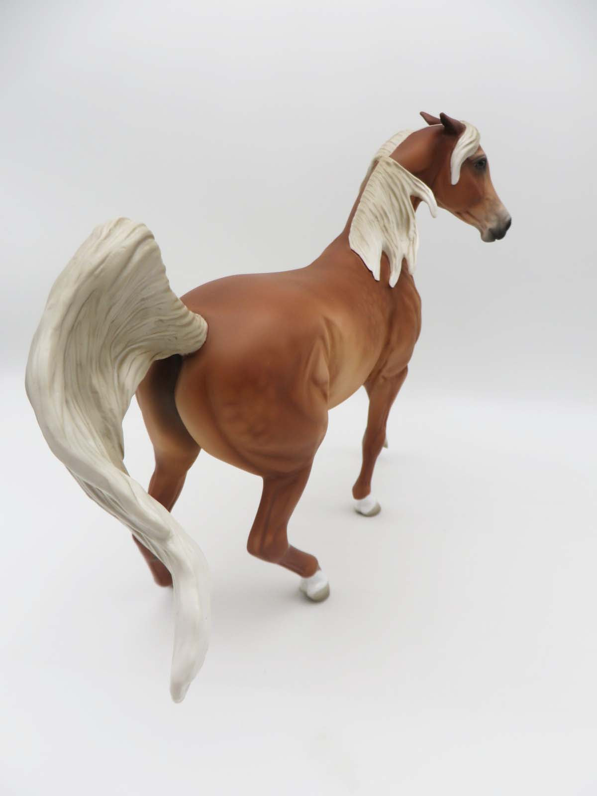 Beth  LE 15 Custom Pinned Ear Dappled Chestnut with Flaxen Mane and Tail By Jess Hamill - SHCF23