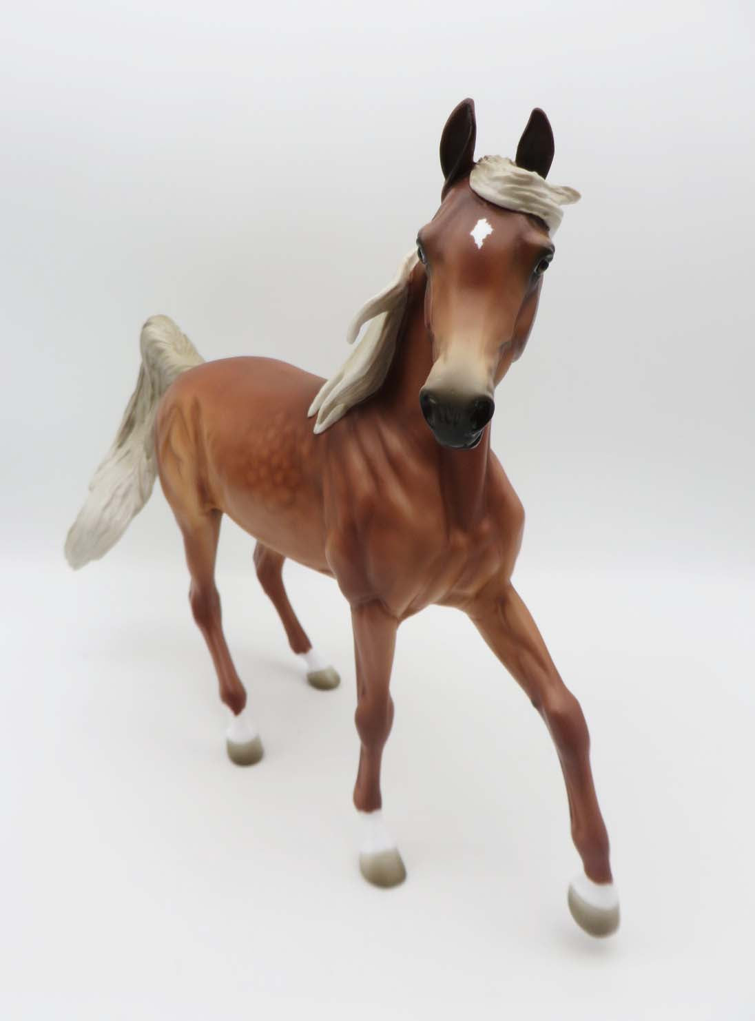 SAMPLE of Beth Dappled Chestnut with Flaxen Mane and Tail By Jess Hamill