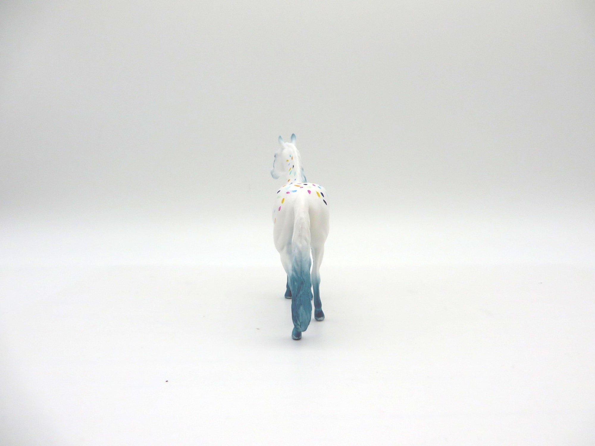 Birthday Cake OOAK Andalusian Chip Painted By Ellen Robbins  NICM-7/23/21