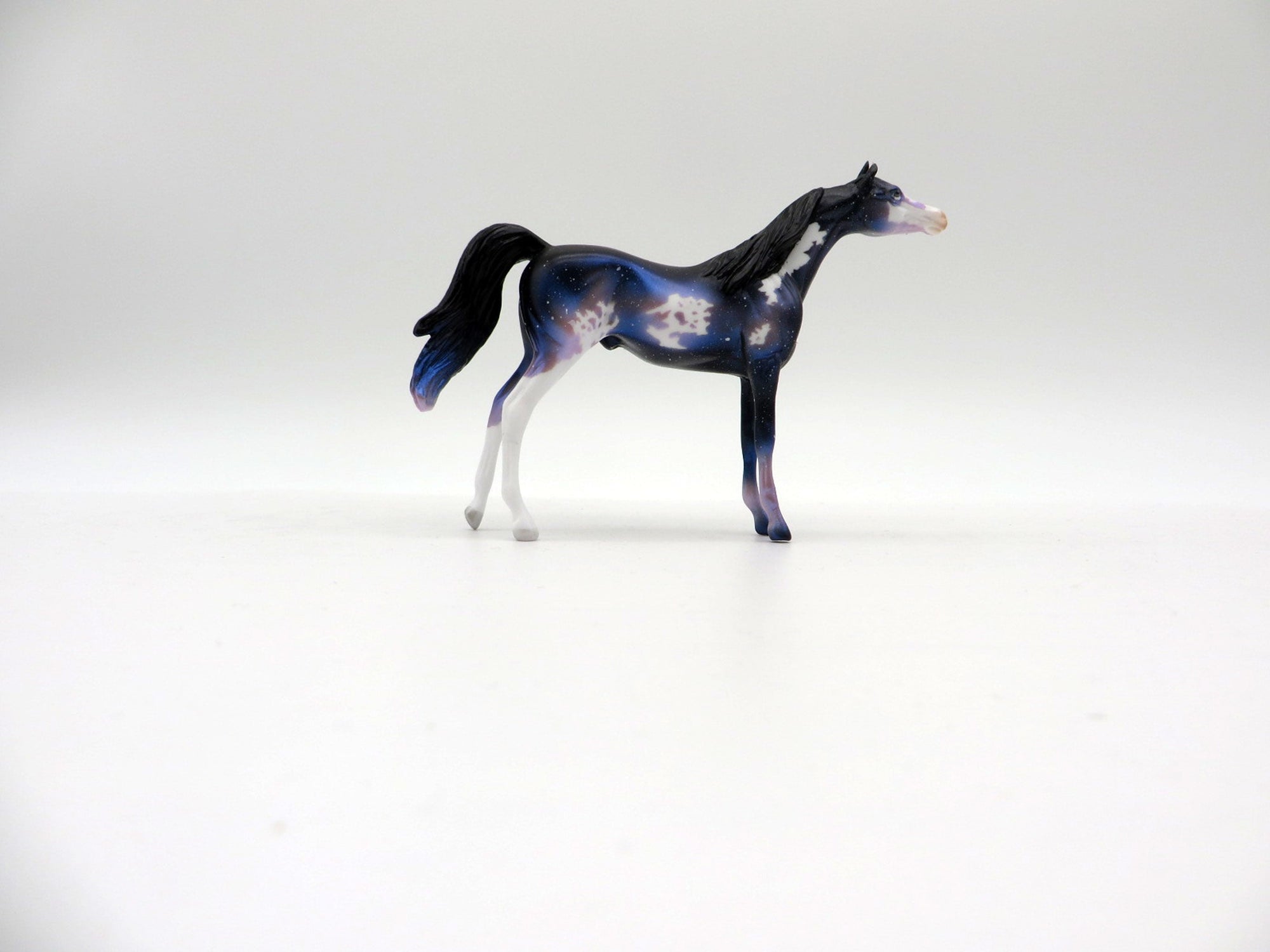 Black Moon-OOAK Chip Arabian Deco Painted By Ellen Robbins  5/28/21