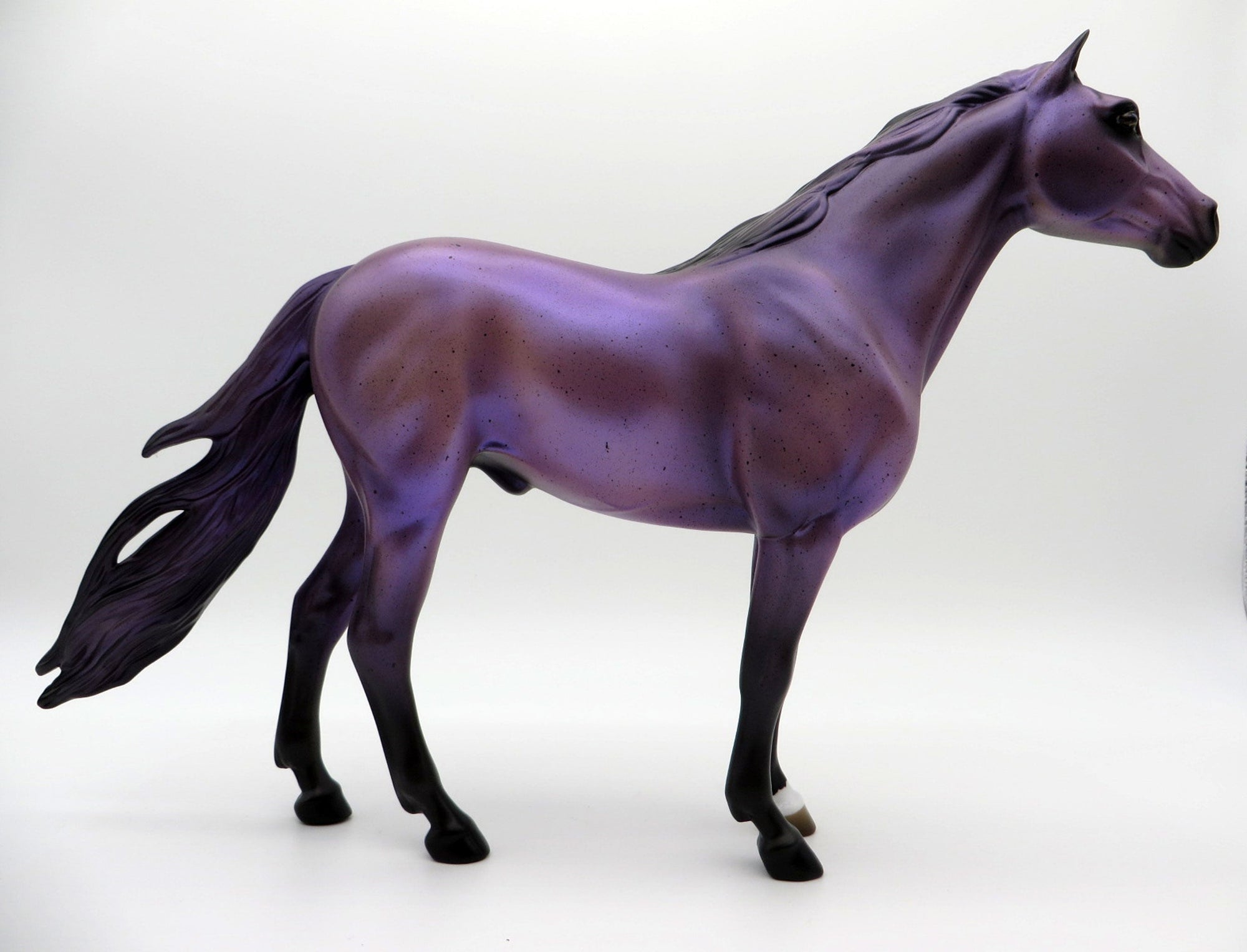 Black Raspberry Chocolate-OOAK Mustang Deco Painted By Audrey Dixon 7/23/21