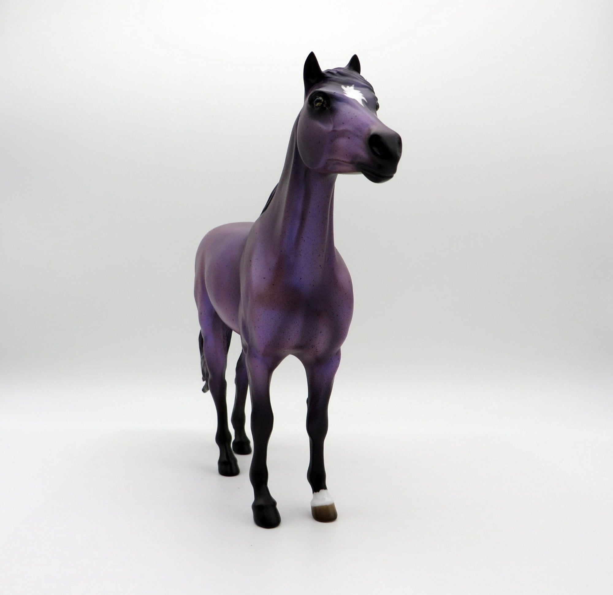 Black Raspberry Chocolate-OOAK Mustang Deco Painted By Audrey Dixon 7/23/21