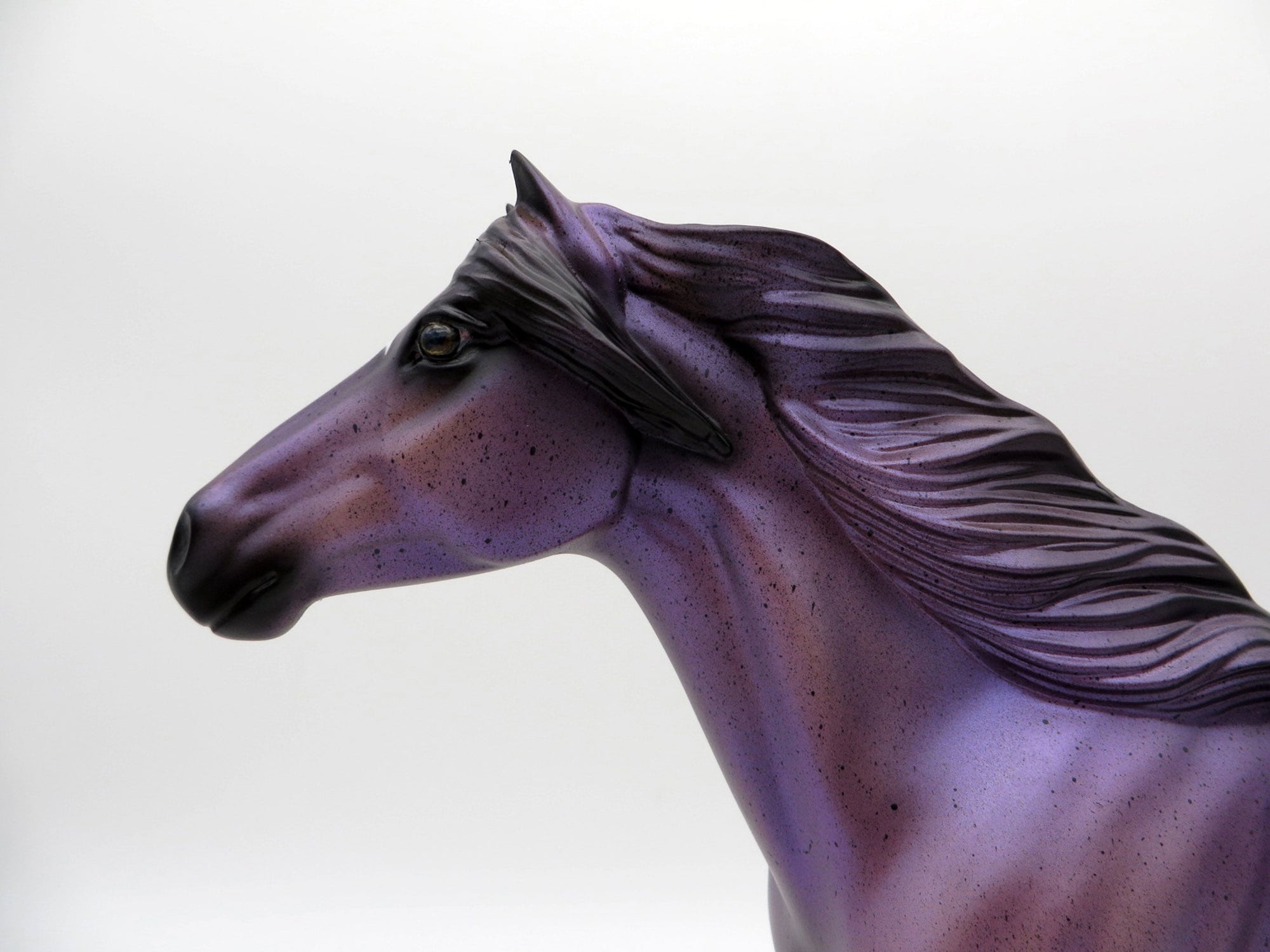 Black Raspberry Chocolate-OOAK Mustang Deco Painted By Audrey Dixon 7/23/21