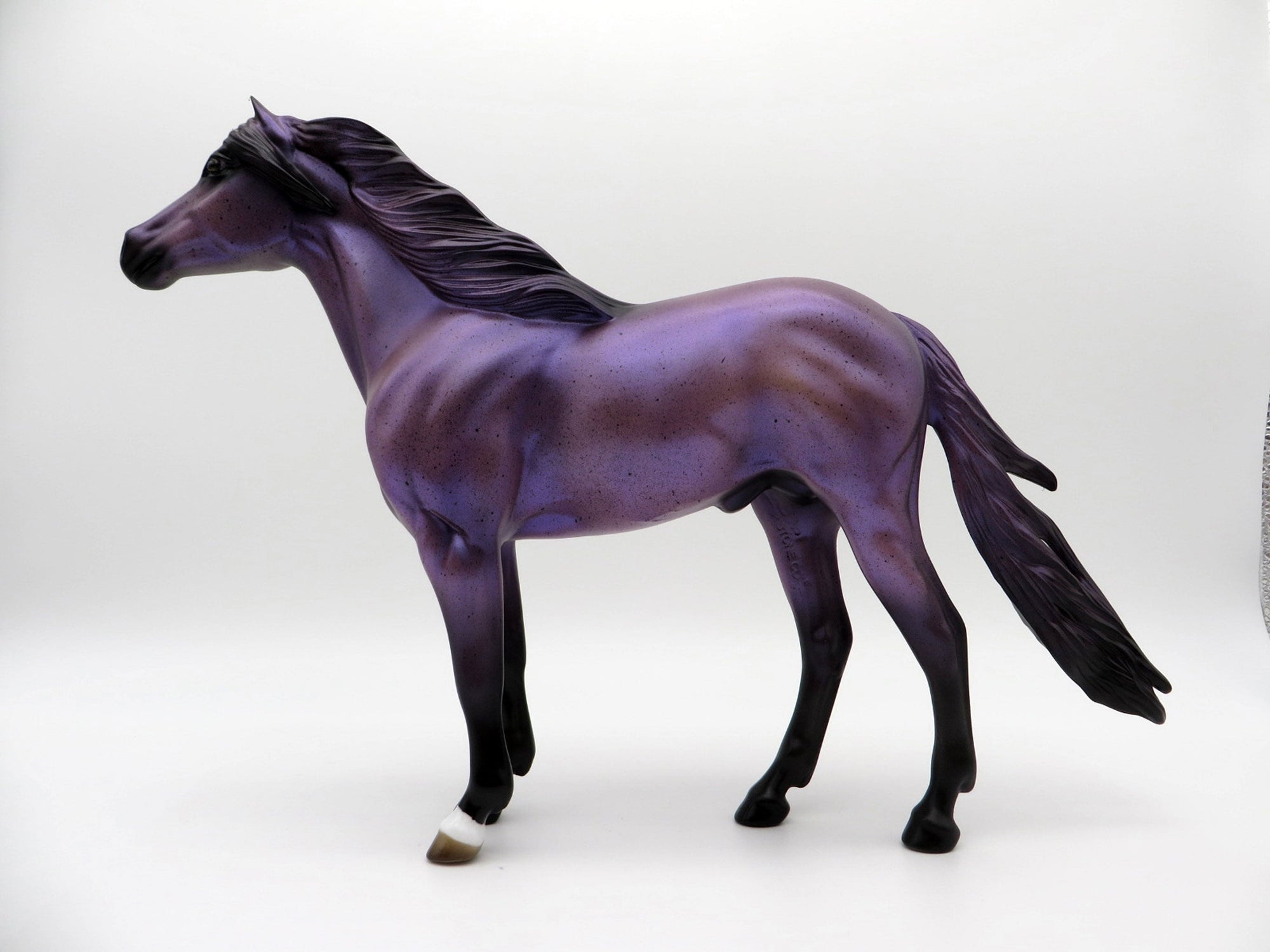 Black Raspberry Chocolate-OOAK Mustang Deco Painted By Audrey Dixon 7/23/21