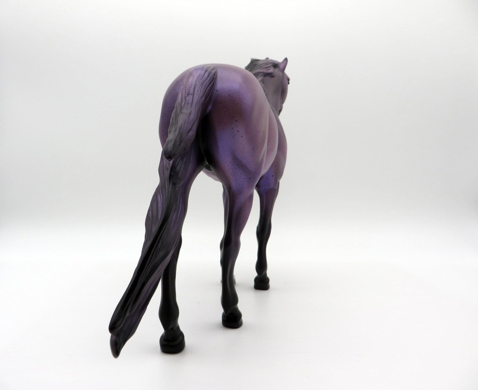 Black Raspberry Chocolate-OOAK Mustang Deco Painted By Audrey Dixon 7/23/21