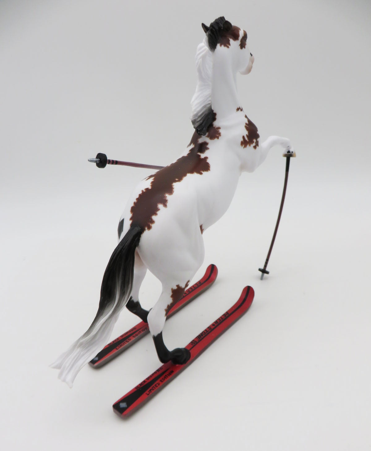 Double Diamond - BEST OFFER - OOAK - Decorator Skiing Rearing Pebble By Ellen Robbins - Best Offers 1/16/23