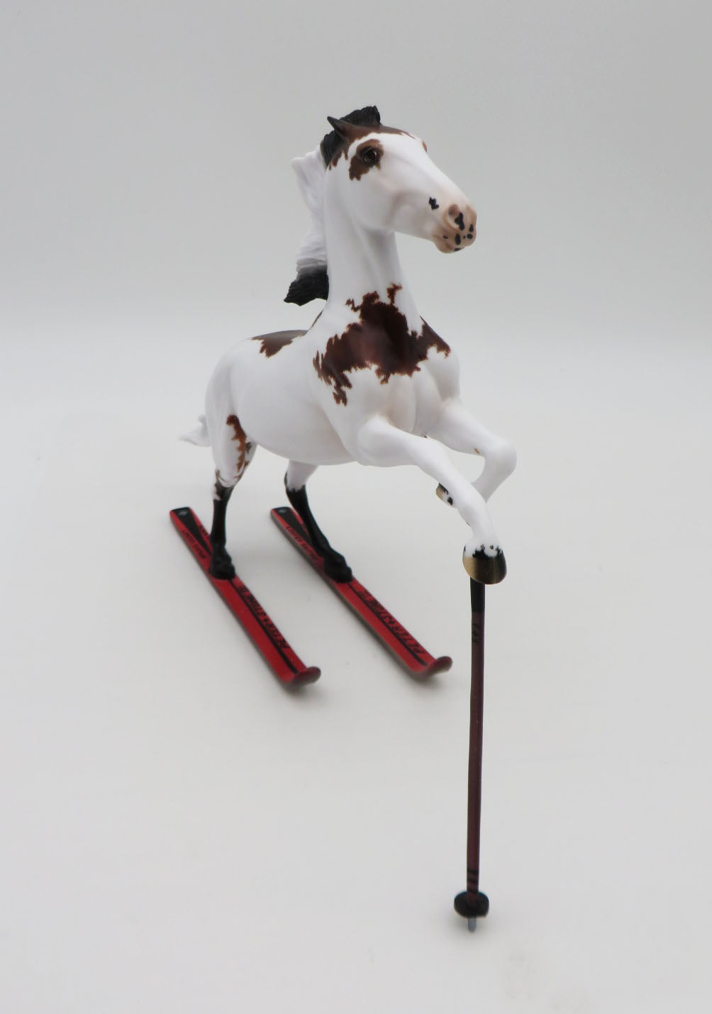 Double Diamond - BEST OFFER - OOAK - Decorator Skiing Rearing Pebble By Ellen Robbins - Best Offers 1/16/23