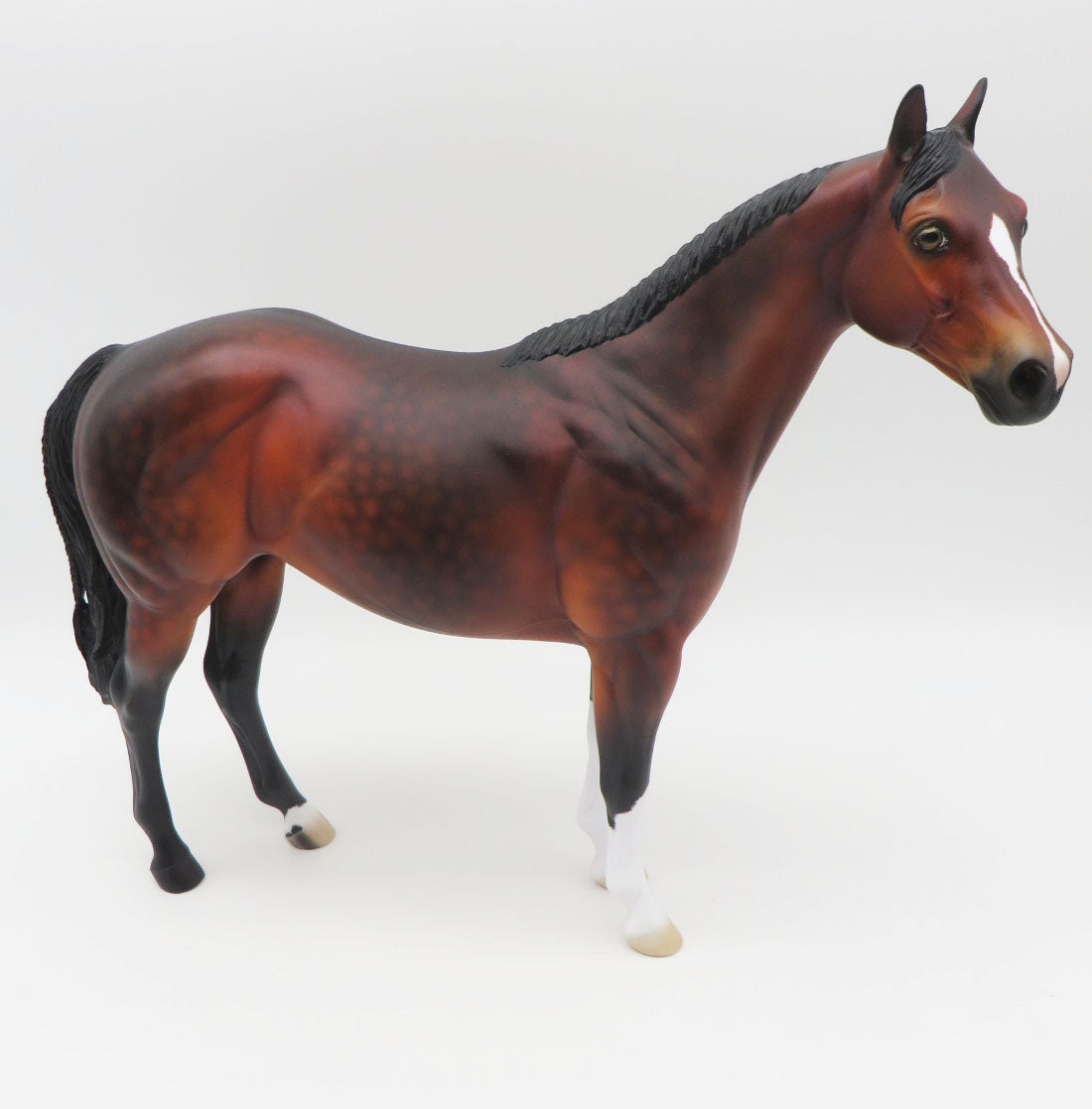 Blood Magick - OOAK - Sooty Bay Ideal Stock Horse - Painted By Ellen Robbins - MM22