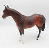 Blood Magick - OOAK - Sooty Bay Ideal Stock Horse - Painted By Ellen Robbins - MM22