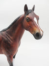 Blood Magick - OOAK - Sooty Bay Ideal Stock Horse - Painted By Ellen Robbins - MM22