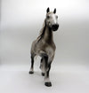 Blown Up A Storm-OOAK Dapple Grey Trotting Drafter  Painted By Sheryl Leisure 6/7/21